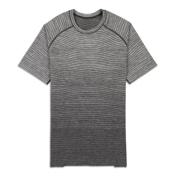 Lululemon Metal Vent Tech Short Sleeve Shirt 2.0 Wave Fade Graphite Grey/vapor - Picture 2 of 10